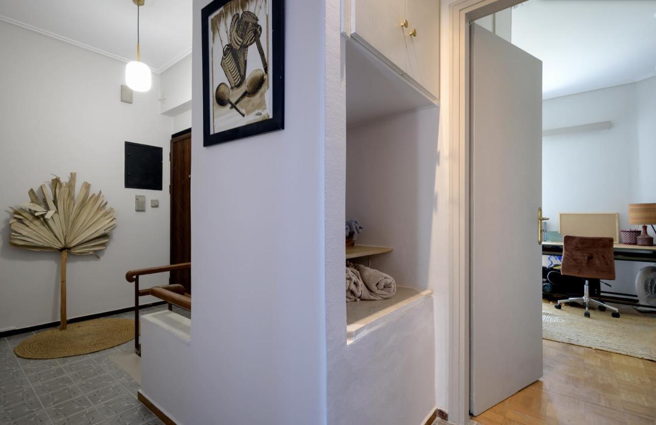 Relaxed Art Deco Maisonette Pagrati Athen Eksteriør billede